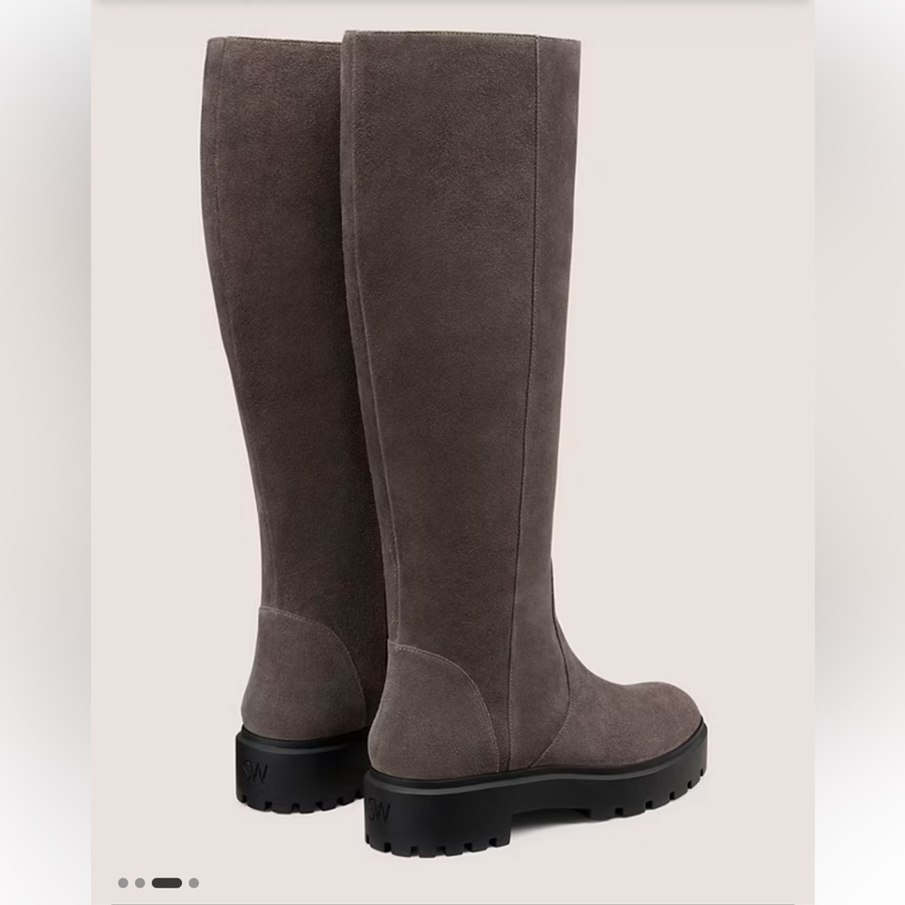 Stuart Weitzman Knee High Gray Boots - Picture 4 of 8